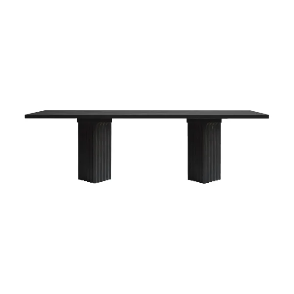 101 Copenhagen Table à manger Arc 95x250 cm Coffee black oak