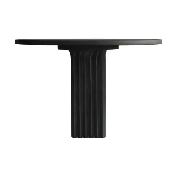 101 Copenhagen Table à manger Arc Ø120 cm Coffee black oak