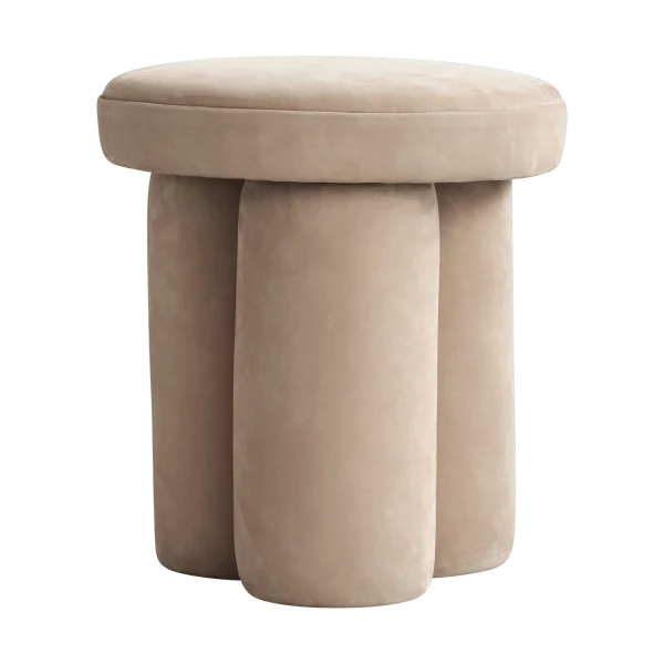 101 Copenhagen Tabouret Big Foot Ø38x43 cm Nubuck