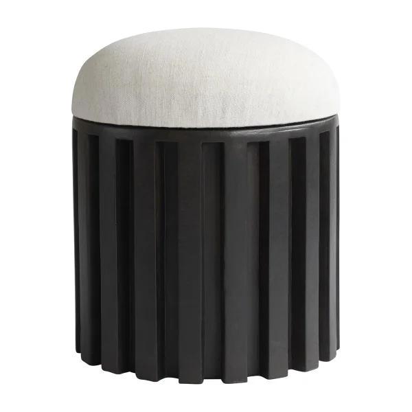 101 Copenhagen Tabouret Tribu lin Coffee-white chalk