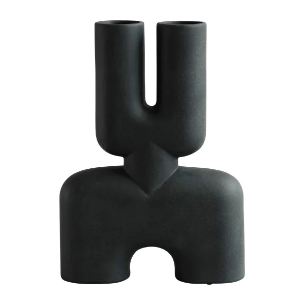 101 Copenhagen Vase Cobra Double Medio 34x47 cm Noir