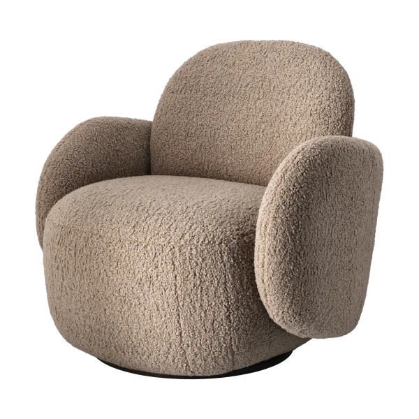 1898 Fauteuil Mo avec fonction rotative Glore brown