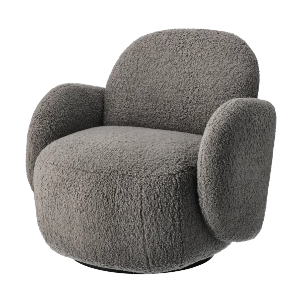 1898 Fauteuil Mo avec fonction rotative Glore grey