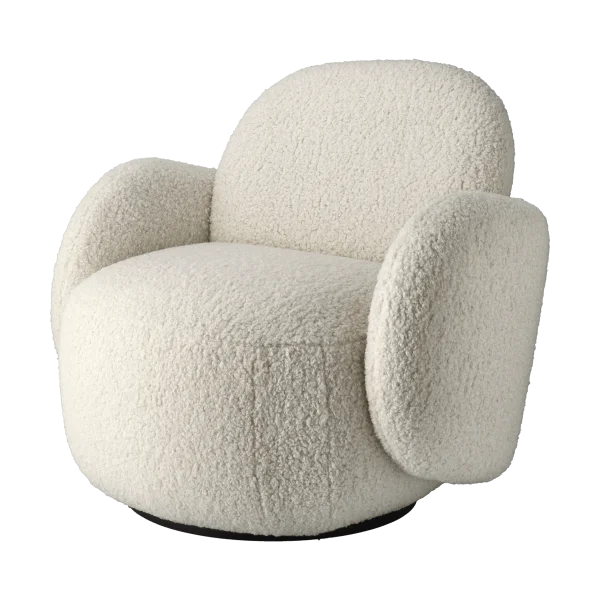 1898 Fauteuil Mo avec fonction rotative Glore white