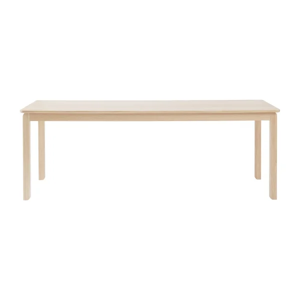 1898 Table à manger Alfred 90x220 cm Chêne pigmenté blanc