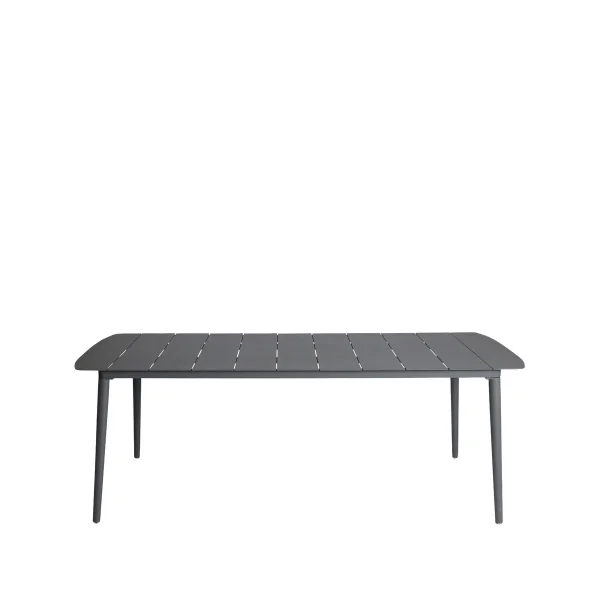 1898 Table à manger Marsala anthracite, 208x100 cm