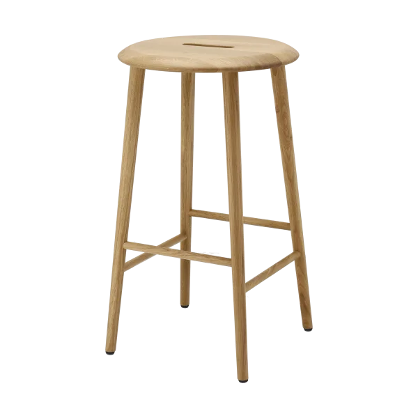 1898 Tabouret de bar Norrabo 65 cm Chêne laqué naturel