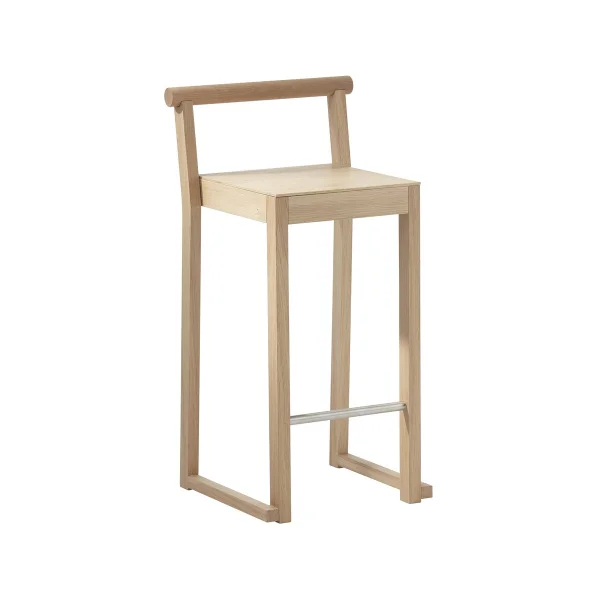 A2 Tabouret de bar Party 66 cm Chêne huilé blanc