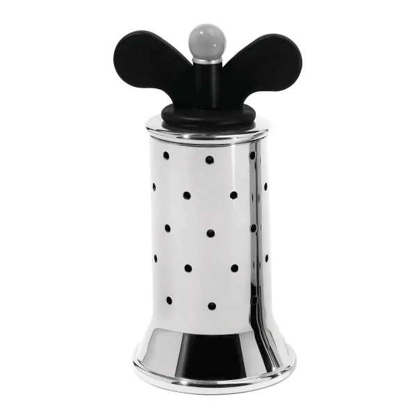 Alessi Moulin à poivre Alessi noir-acier inoxydable