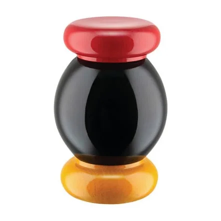 Alessi Moulin à sel et poivre Twergi 11 cm Noir