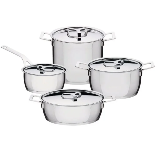 Alessi Set de casseroles Pots&Pans 4 Pièces