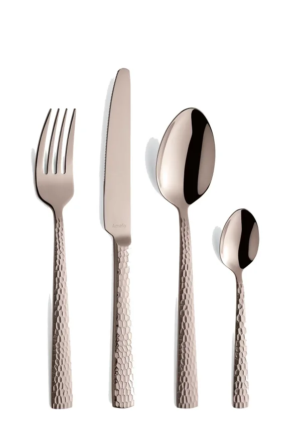 Amefa Set de couverts Felicity 24 pièces Champagne rosé