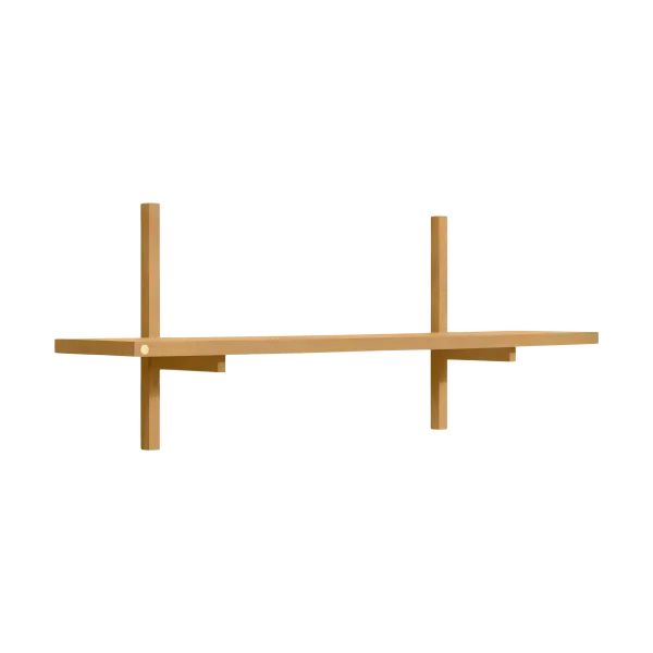 Andersen Furniture Étagère murale A-Light Shelf Special Edition Brown beige 90x21x35 cm