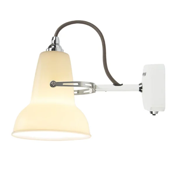Anglepoise - Applique murale Original 1227 avec interrupteur, blanche