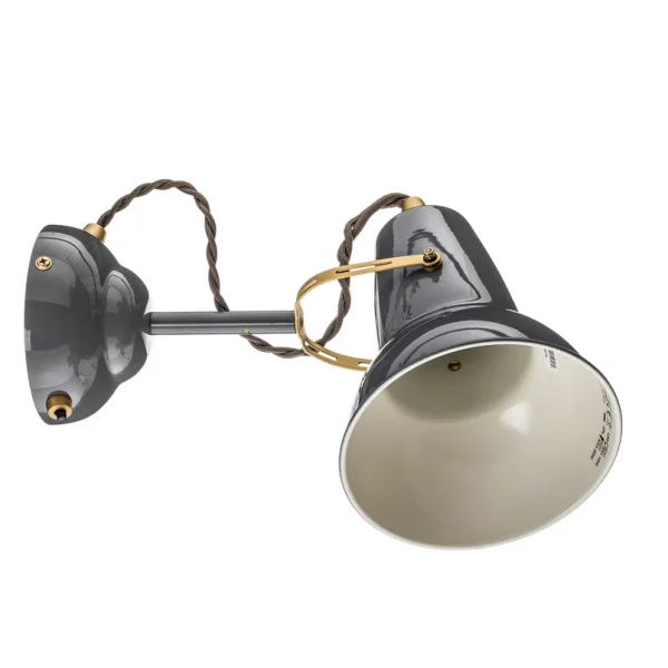 Anglepoise - Applique murale Original 1227 Brass Elephant Grey