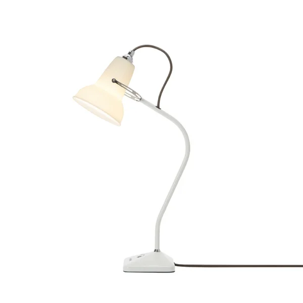 Anglepoise - lampe de table Original 1227 Mini, blanche, céramique