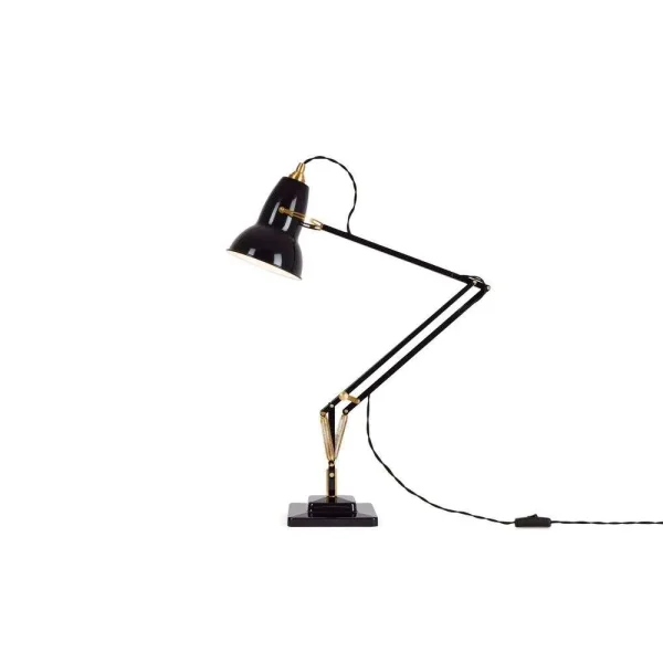 Anglepoise - Original 1227 Brass Lampe de Bureau Jet Black