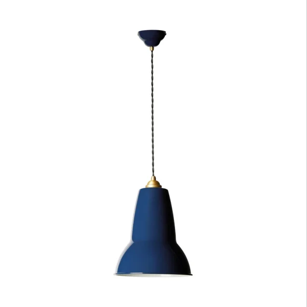 Anglepoise - Suspension Midi originale en laiton 1227, bleue