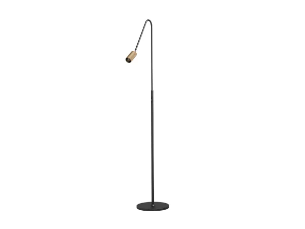 Antidark - Decor F1 LED Lampadaire Dim. Noir/Laiton