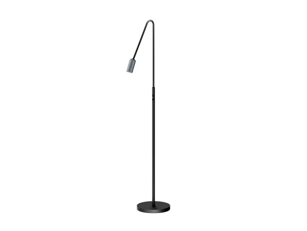 Antidark - Decor F1 LED Lampadaire Dim. Noir/Rouge Alu