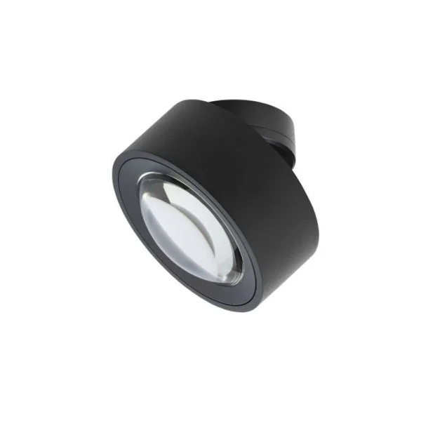 Antidark - Easy Lens W120 Applique Murale/Plafonnier Dim-to-Warm 1800-2700K Noir Antida