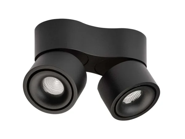 ANTIDARK - Easy Mini Double W275 LED Plafonnier w/Hole 2700K Black