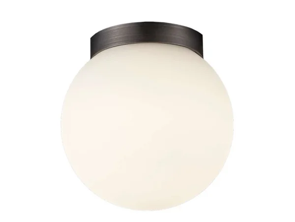 ANTIDARK - Plafonnier LED Palla C135, gris/blanc, IP44
