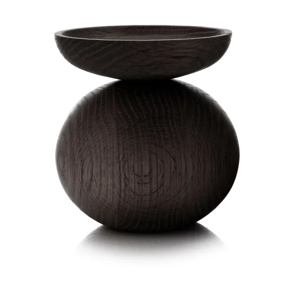 Applicata Vase Shape bowl Chêne teinté en noir