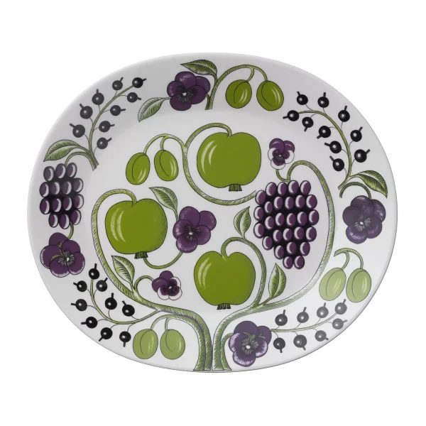 Arabia Plat ovale Paratiisi 36 cm Violet