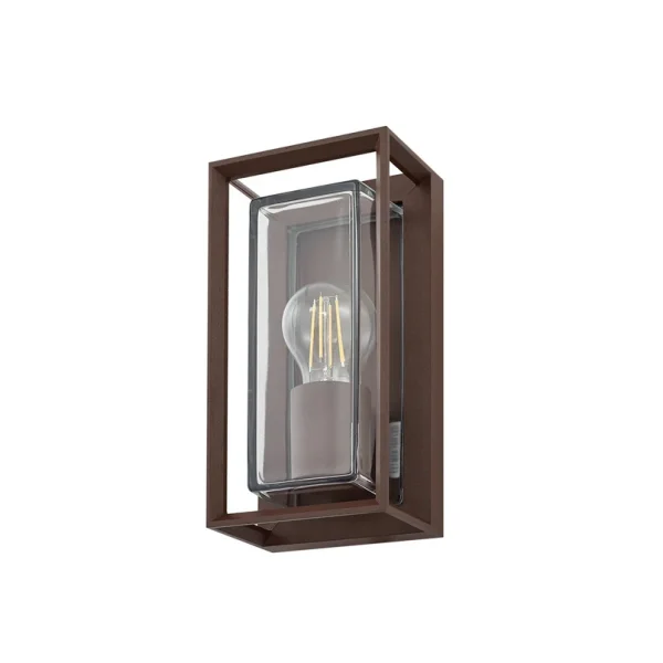Arcchio - Applique d'extérieur Ismera Hauteur 25 cm Couleur rouille Verre IP65 E27 -