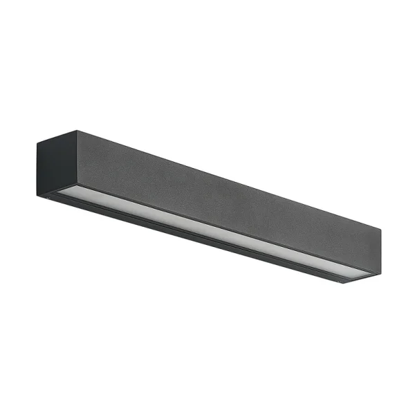 Arcchio - Applique murale LED Lengo, 50 cm, anthracite, up/down, CCT