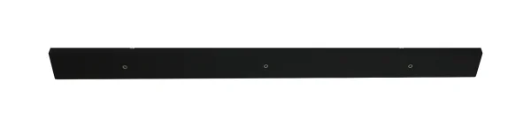 Artdelight Balk - Plaque de plafond avec 3 points lumineux - 120 x 9,5 x 3 cm - noir