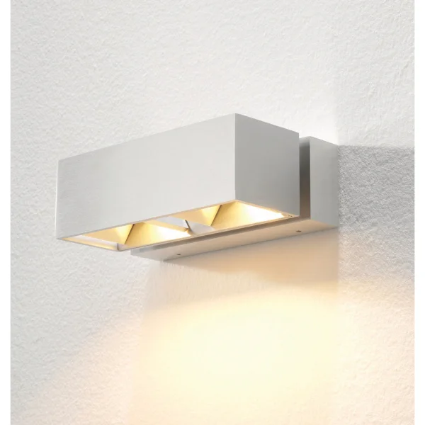 Artdelight BfeldII - Applique d'extérieur - 18 x 11 x 6 cm - 4 x 3W LED inclus - IP54 - aluminium