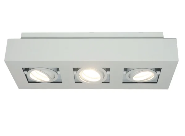 Artdelight Bosco - spot en saillie 3L - 36 x 14 x 8,6 cm - blanc