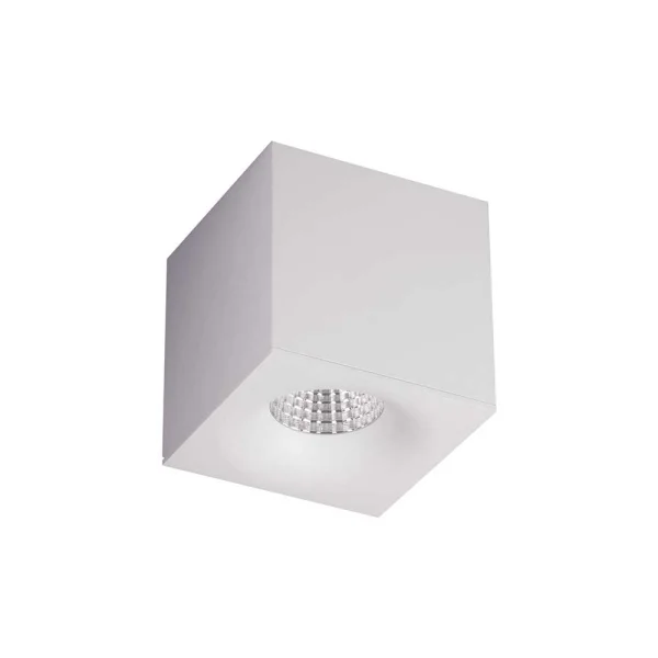 Artdelight Brick - plafonnier - 10 x 10 x 10 cm - 11W LED dimmable inclus - blanc