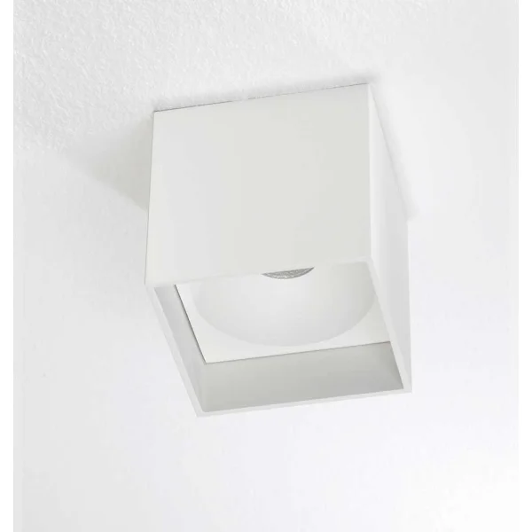 Artdelight Brock - plafonnier - 10 x 10 x 10 cm - 7W LED dimmable inclus - blanc