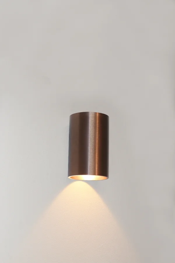 Artdelight Brody - applique murale - Ø 7,2 x 11 cm - 4W LED inclus - IP54 - bronze brossé