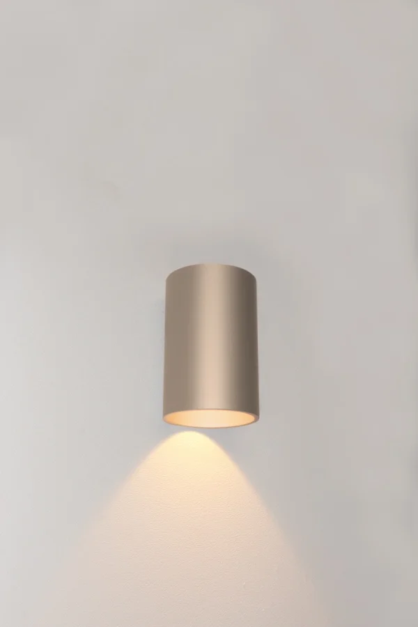Artdelight Brody - applique murale - Ø 7,2 x 11 cm - 4W LED inclus - IP54 - champagne