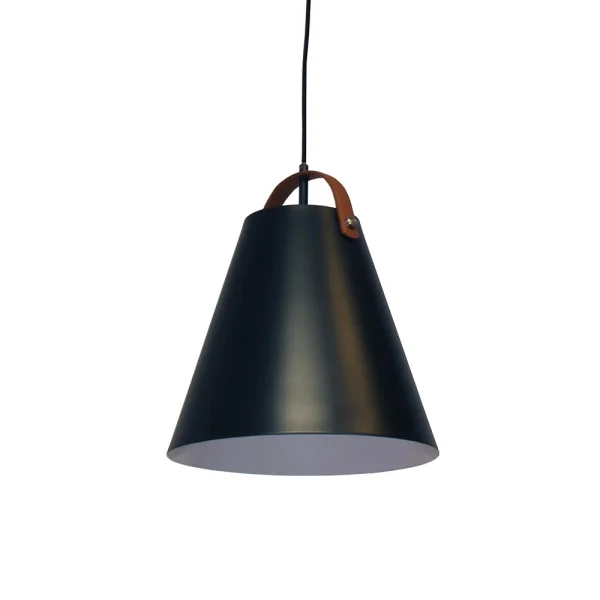 Artdelight Burano - lampe suspendue - Ø 47 x 150 cm - noir