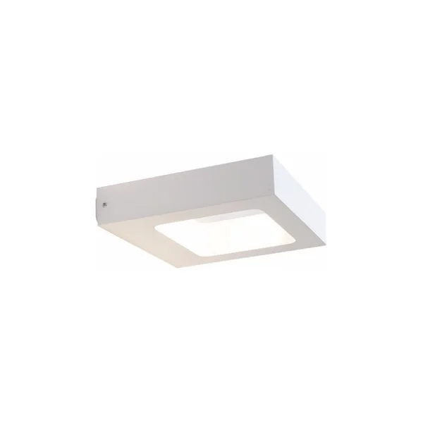 Artdelight Carre - Applique d'extérieur - 14,5 x 13 x 3 cm - 4W LED inclus - IP54 - blanc
