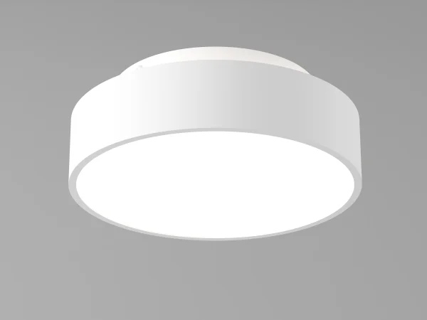 Artdelight Chicago - plafonnier - Ø 25 x 9 cm - 19,5W LED dimmable inclus - blanc