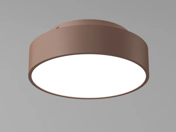 Artdelight Chicago - plafonnier - Ø 25 x 9 cm - 19,5W LED dimmable inclus - bronze brossé