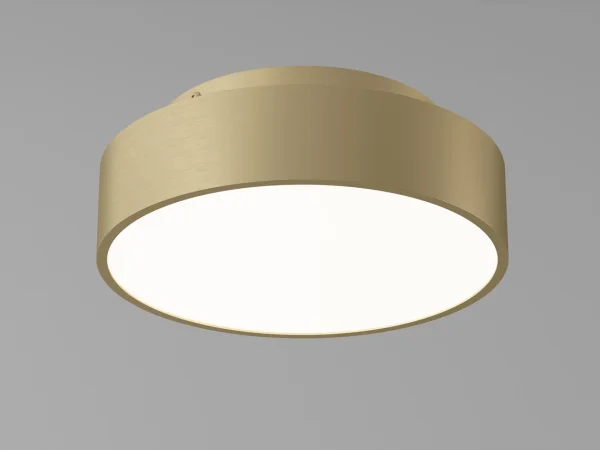 Artdelight Chicago - plafonnier - Ø 25 x 9 cm - 19,5W LED dimmable inclus - warm gold
