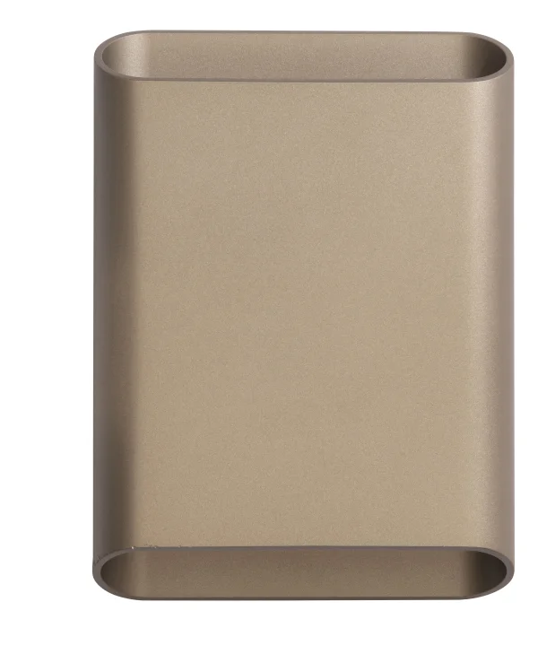 Artdelight Diaz – applique murale – 4 x 14,5 x 20 cm – 2 x 6W LED inclus – IP65 – champagne