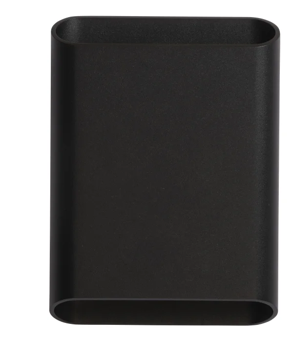 Artdelight Diaz - applique murale - 4 x 14,5 x 20 cm - 2 x 6W LED inclus - IP65 - noir