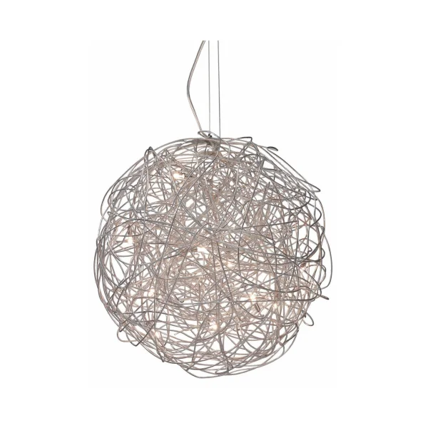 Artdelight Draga - lampe suspendue - Ø 50 cm - 10 x 14W halogène inclus - acier mat