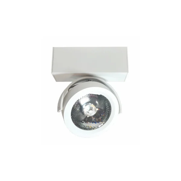 Artdelight Dutchess LED - spot en saillie 1L - 16 x 6 x 19 cm - 13W LED dimmable inclus - blanc