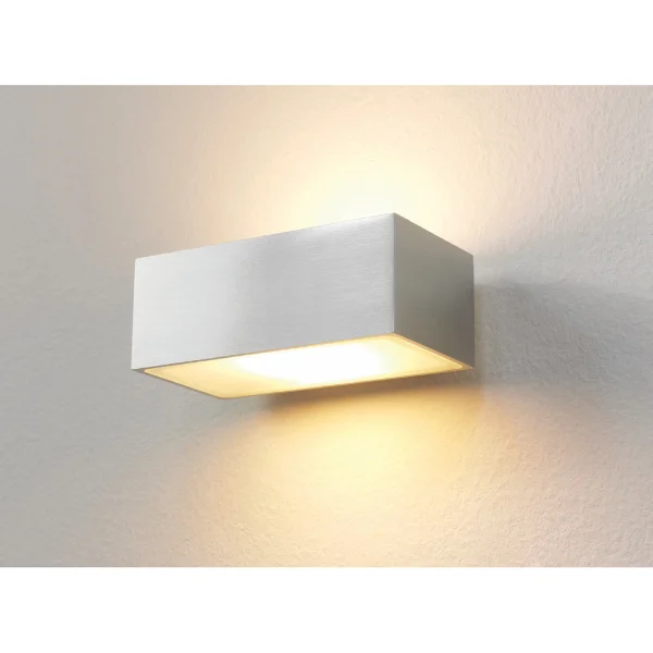 Artdelight Eindhoven100 - Applique d'extérieur - 13 x 8,2 x 5 cm - 2 x 5W LED dimmable inclus - IP54 - aluminium