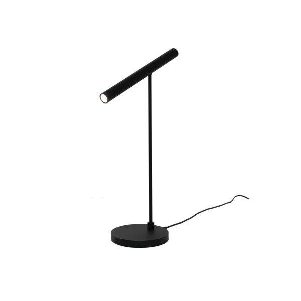 Artdelight Harper - lampe de table avec détecteur de mouvement - 14 x 14 x 52,5 cm - 6W LED dimmable inclus - noir