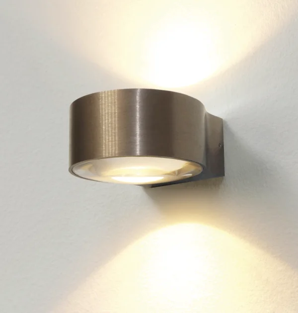 Artdelight Hudson - applique murale - 10,5 x 11,8 x 6,5 cm - 2 x 4W LED dimmable inclus - IP54 - bronze brossé
